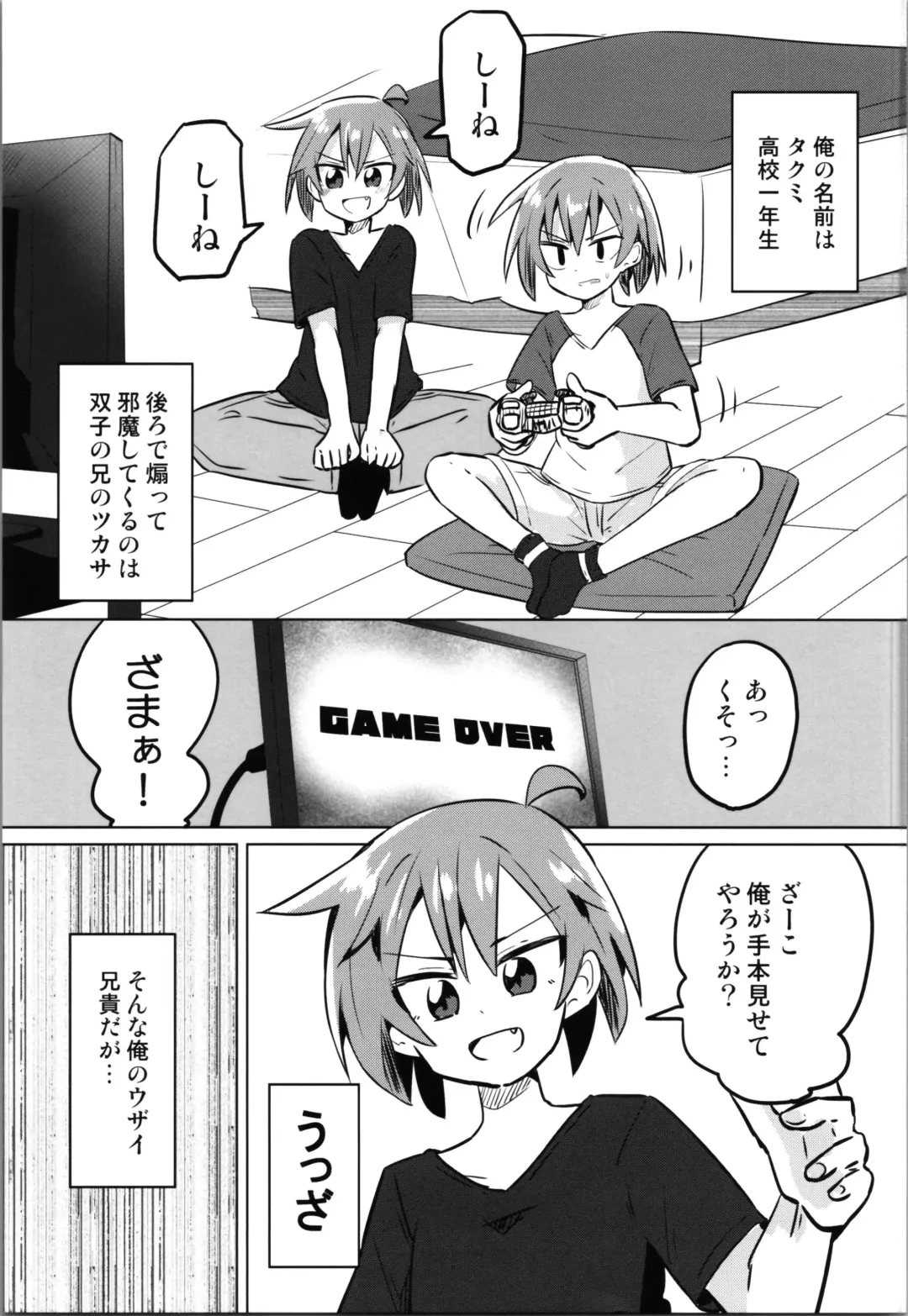 TS Mesugaki Aniki o Wakarasetai Fhentai - Page 3