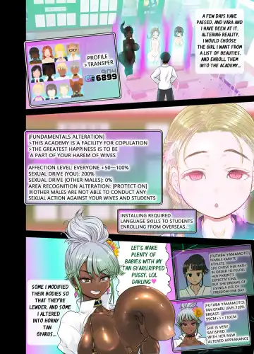 [Rebis] Genjitsu Kaihen Appli de Harem Gakuen o Tsukurou! | MAKE YOUR VERY OWN HAREM ACADEMY WITH THE REALITY ALTERATION APP! Fhentai - Page 39