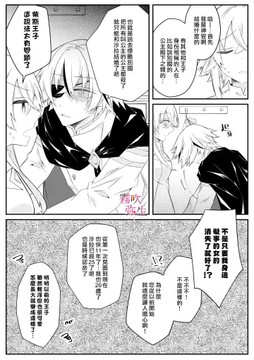 [Hatori Hato] Dekiai Kei Yandere Kyoudai Ouji wa Itoshi no Shinkan Mazoku Ochi Sasetai | 溺愛係病嬌王子兄弟想讓心愛的神官墮落成魔族 Fhentai - Page 13