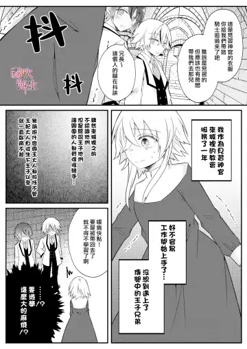 [Hatori Hato] Dekiai Kei Yandere Kyoudai Ouji wa Itoshi no Shinkan Mazoku Ochi Sasetai | 溺愛係病嬌王子兄弟想讓心愛的神官墮落成魔族 Fhentai - Page 9