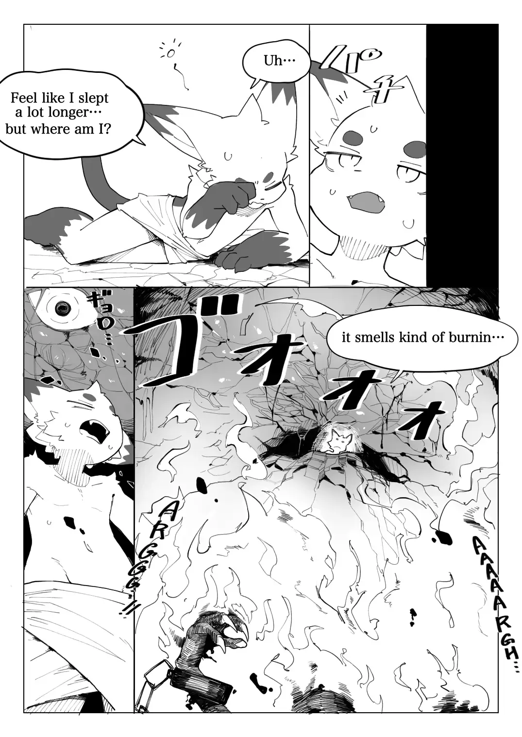 [Eipon Tarou] Jigoku Meguri Kemo | Tour of Hell Fhentai - Page 4
