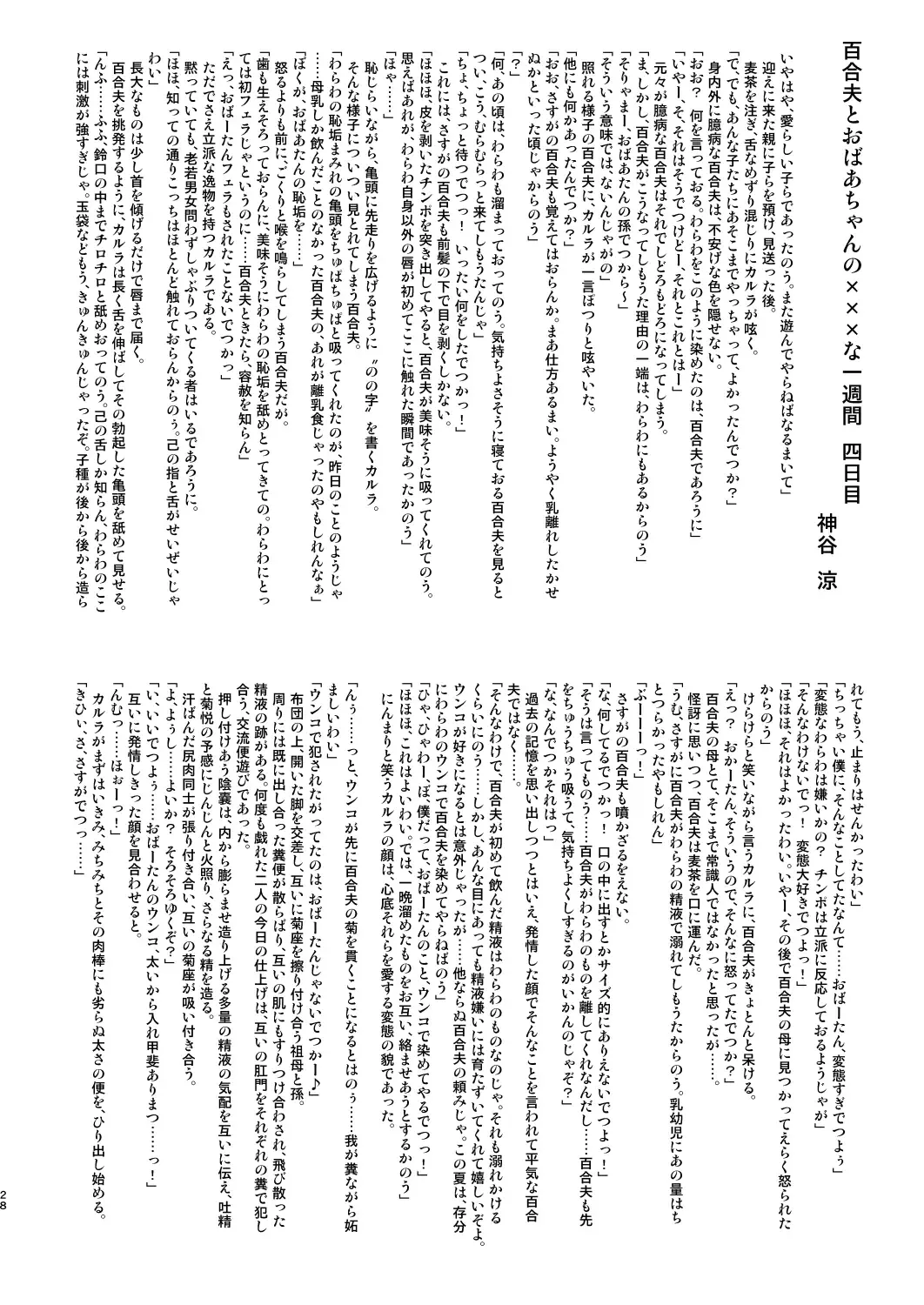 [Chinbotsu - Radiohead] 8gatsu no Golden Week Obaa-chan to Asobou! Fhentai - Page 28