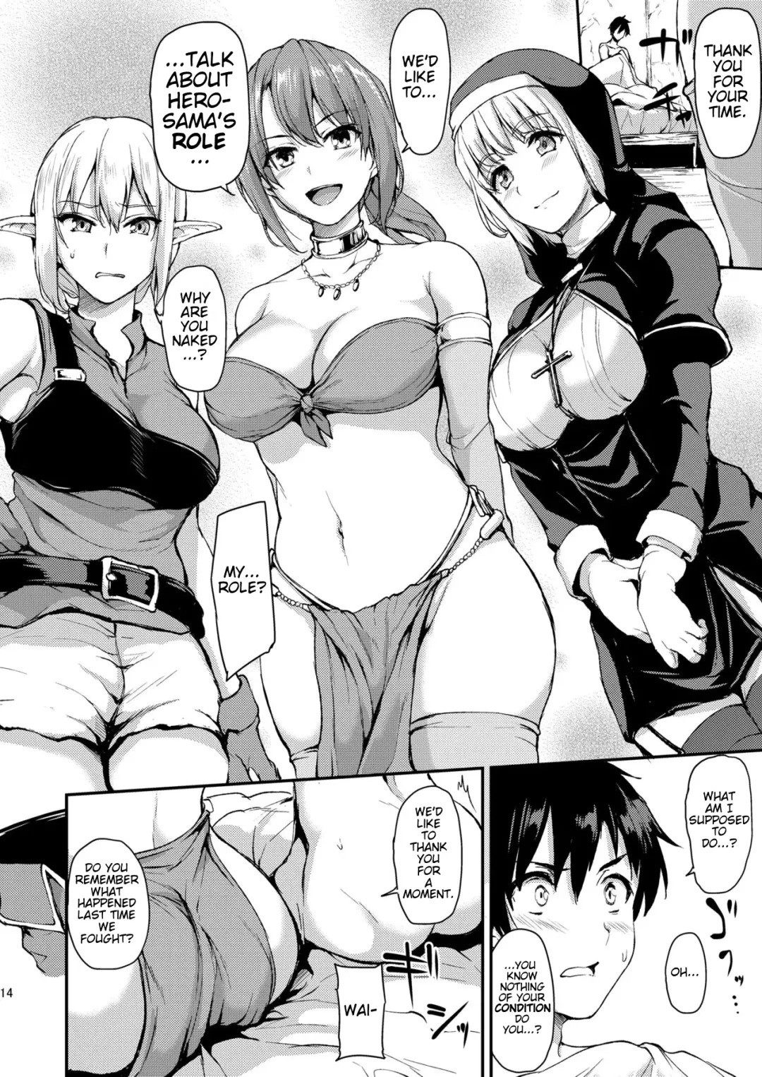 [Tachibana Omina] Isekai Harem Monogatari Ch.1 Fhentai - Page 14