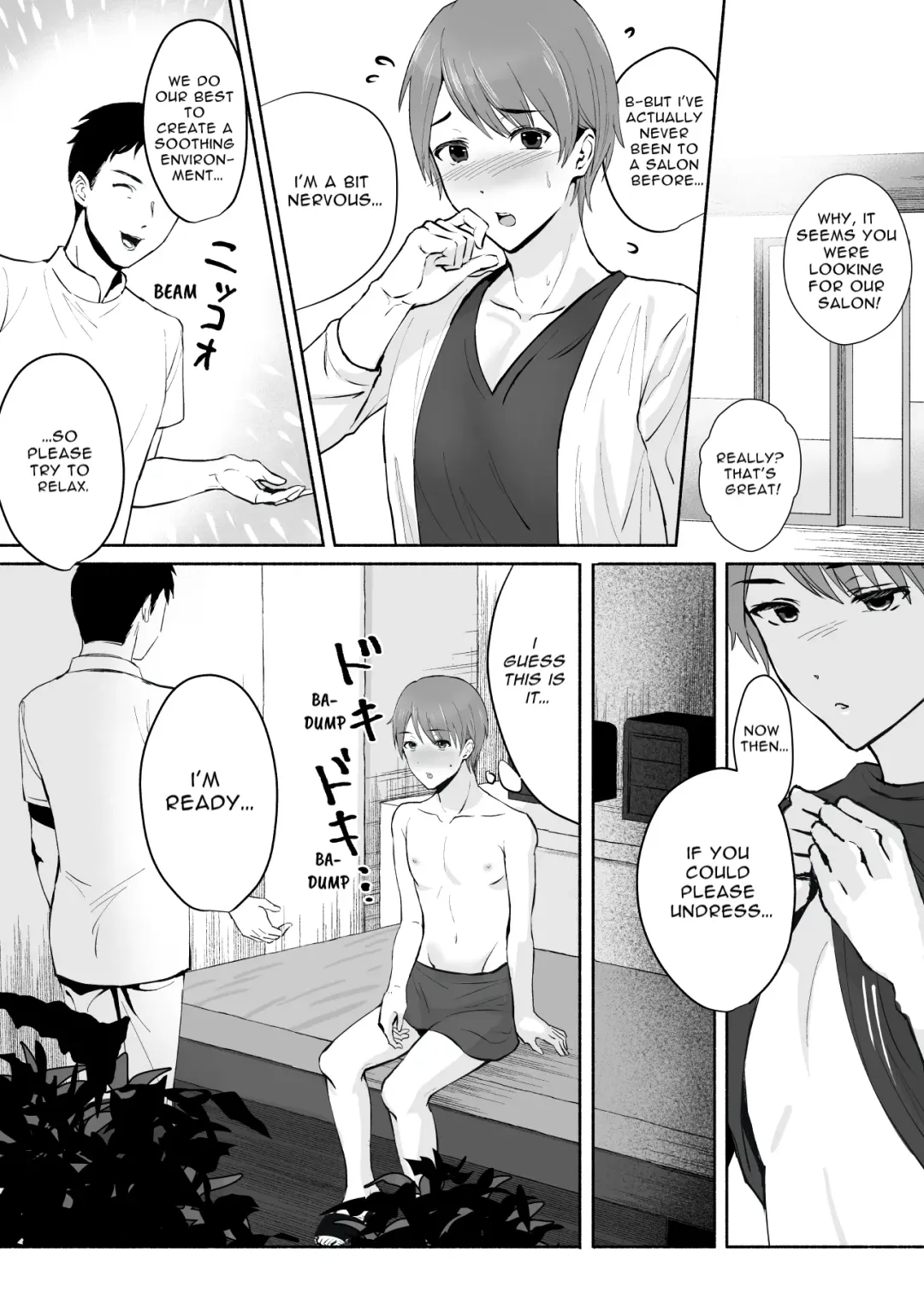 Damasarete Mesuiki Men's Esthe | Tricked into the Femgasm Salon Fhentai - Page 4