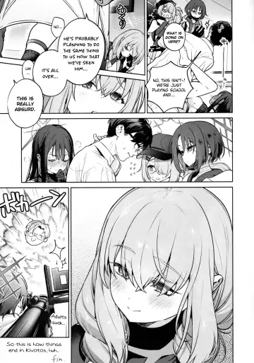 [Mameojitan] Saori to Atsuko ni Obenkyou Oshieru Hon | A Book About Teaching Saori and Atsuko How to Study Fhentai - Page 32