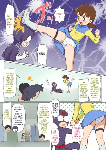 [Hasuke] Mousou Tokusatsu Chodaisaku Jushiz Girl | Wild Fantasy Toku Blockbuster Jushiz Girl Fhentai - Page 8