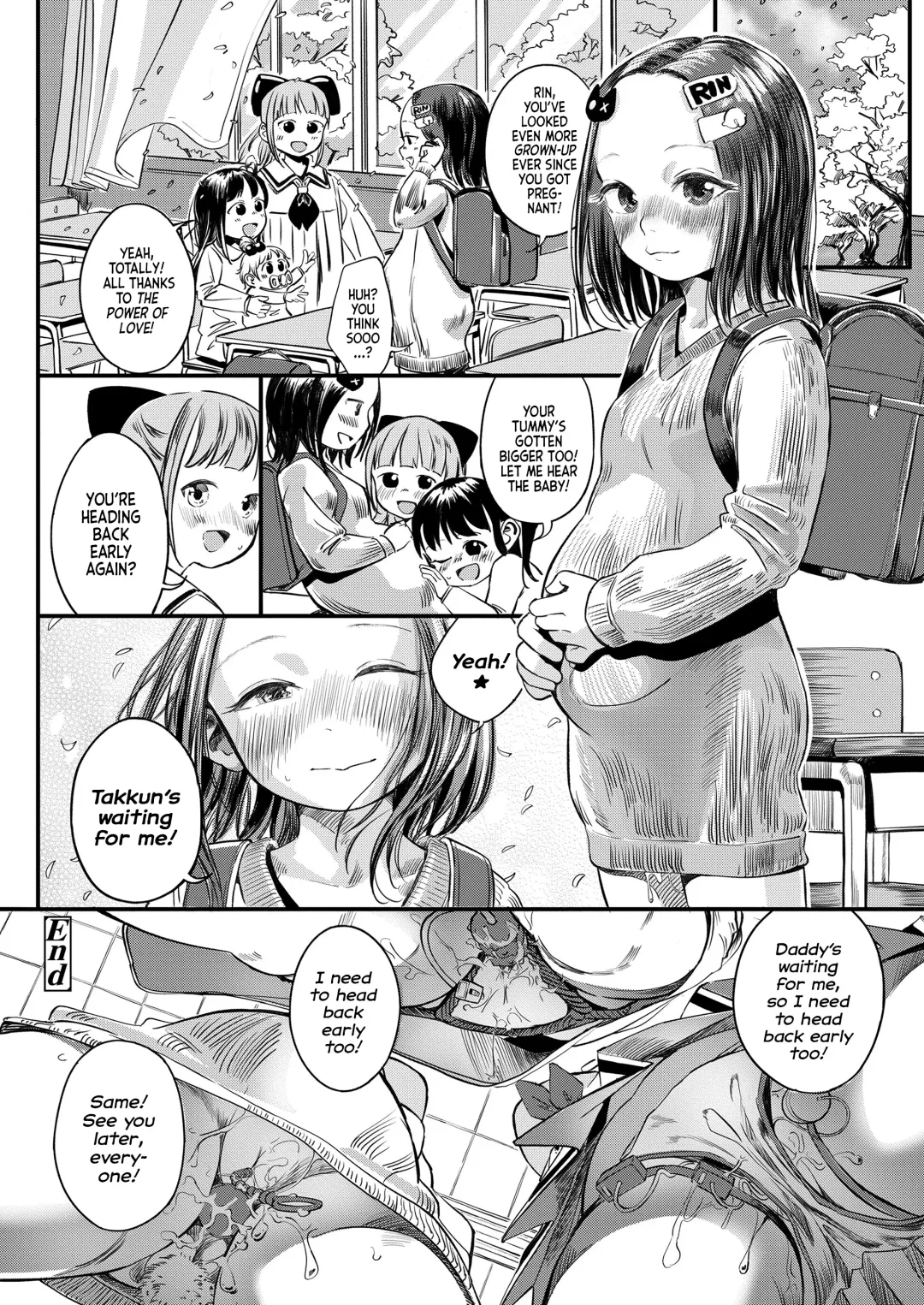 [Oekaki Ojisan] Watashi Koisuru Omanko, Rin 11-sai | Rin is an Eleven-year old Cum-dump in Love! Fhentai - Page 26