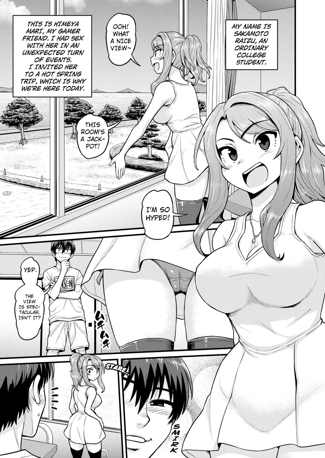 [Gachonjirou] Game Tomodachi no Onnanoko to Onsen Ryokou de Yaru Hanashi NTRver. Fhentai - Page 2