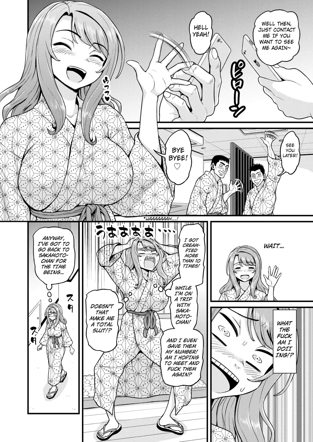 [Gachonjirou] Game Tomodachi no Onnanoko to Onsen Ryokou de Yaru Hanashi NTRver. Fhentai - Page 59