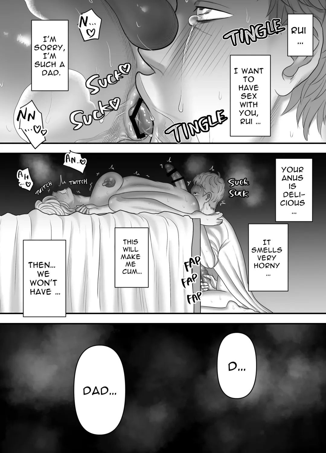 [Kamiwo Akira] Chichioya no Koto ga Daisuki Sugiru Musuko to Issen o Koechau Ohanashi | A Story about Crossing the Line with a Son Who Loves his Dad Fhentai - Page 28
