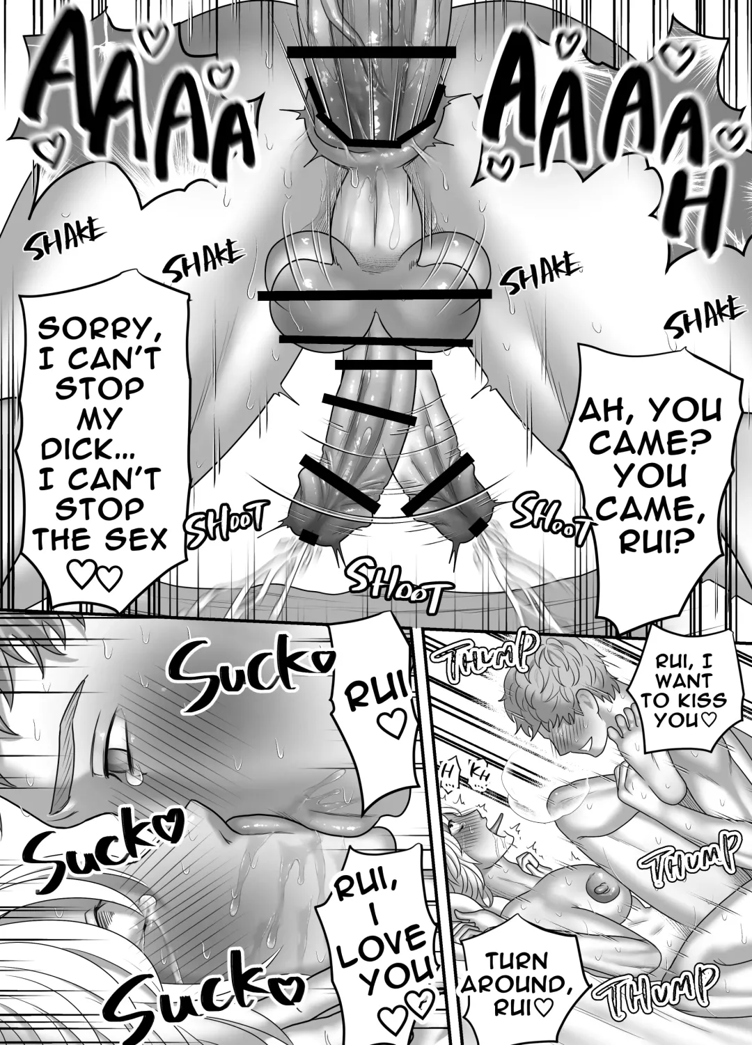 [Kamiwo Akira] Chichioya no Koto ga Daisuki Sugiru Musuko to Issen o Koechau Ohanashi | A Story about Crossing the Line with a Son Who Loves his Dad Fhentai - Page 34