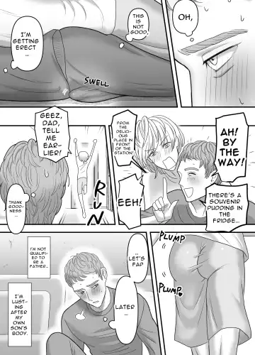 [Kamiwo Akira] Chichioya no Koto ga Daisuki Sugiru Musuko to Issen o Koechau Ohanashi | A Story about Crossing the Line with a Son Who Loves his Dad Fhentai - Page 5