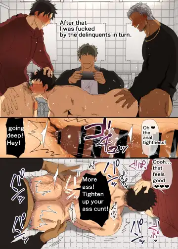 [Hashikure] Yagai 072 Shumi ga Aru Ryman ga Furyou-tachi ni Mitsukatte Shimau no Tsuzuki ShouSca Chuui | Succession:A Serious Businessman With A Hobby Of Outdoor Masturbation Is Discovered By A Group Of Delinquents Fhentai - Page 16