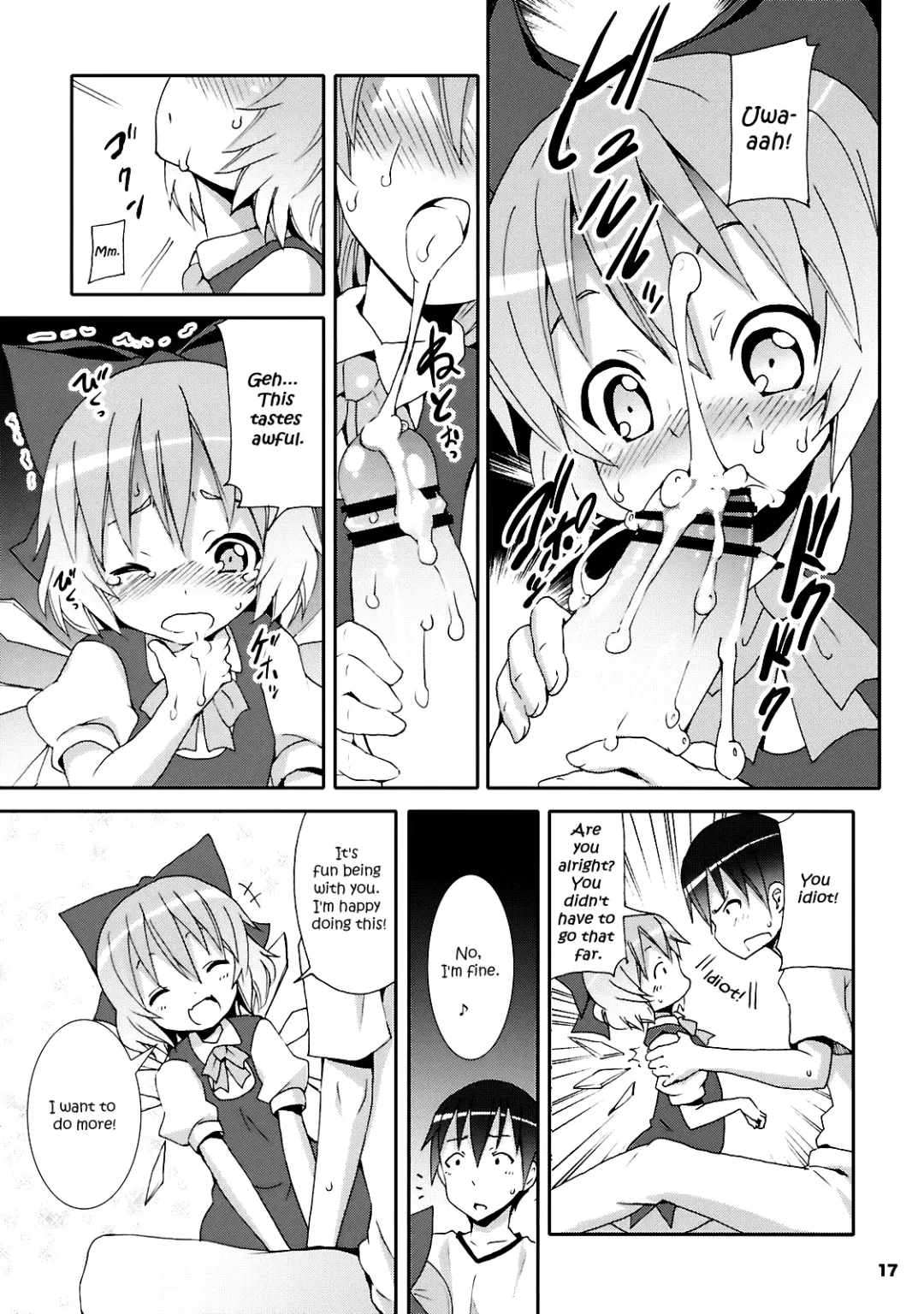 [Kishiri Toworu] Cirno ga Ouchi ni Yattekita! | Cirno Showed Up at My House Fhentai - Page 17