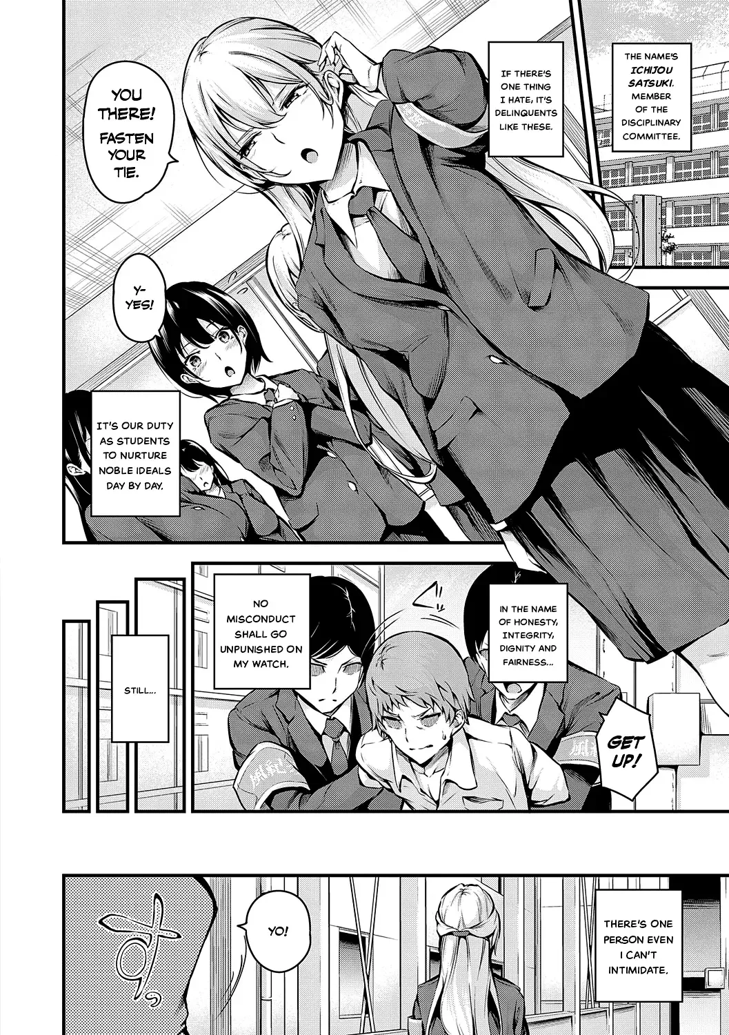 [Nasipasuta] Fuuki Iin Ichijou no Haiboku + After | Disciplinary Committee President Ichijou's Submission! + After Fhentai - Page 2