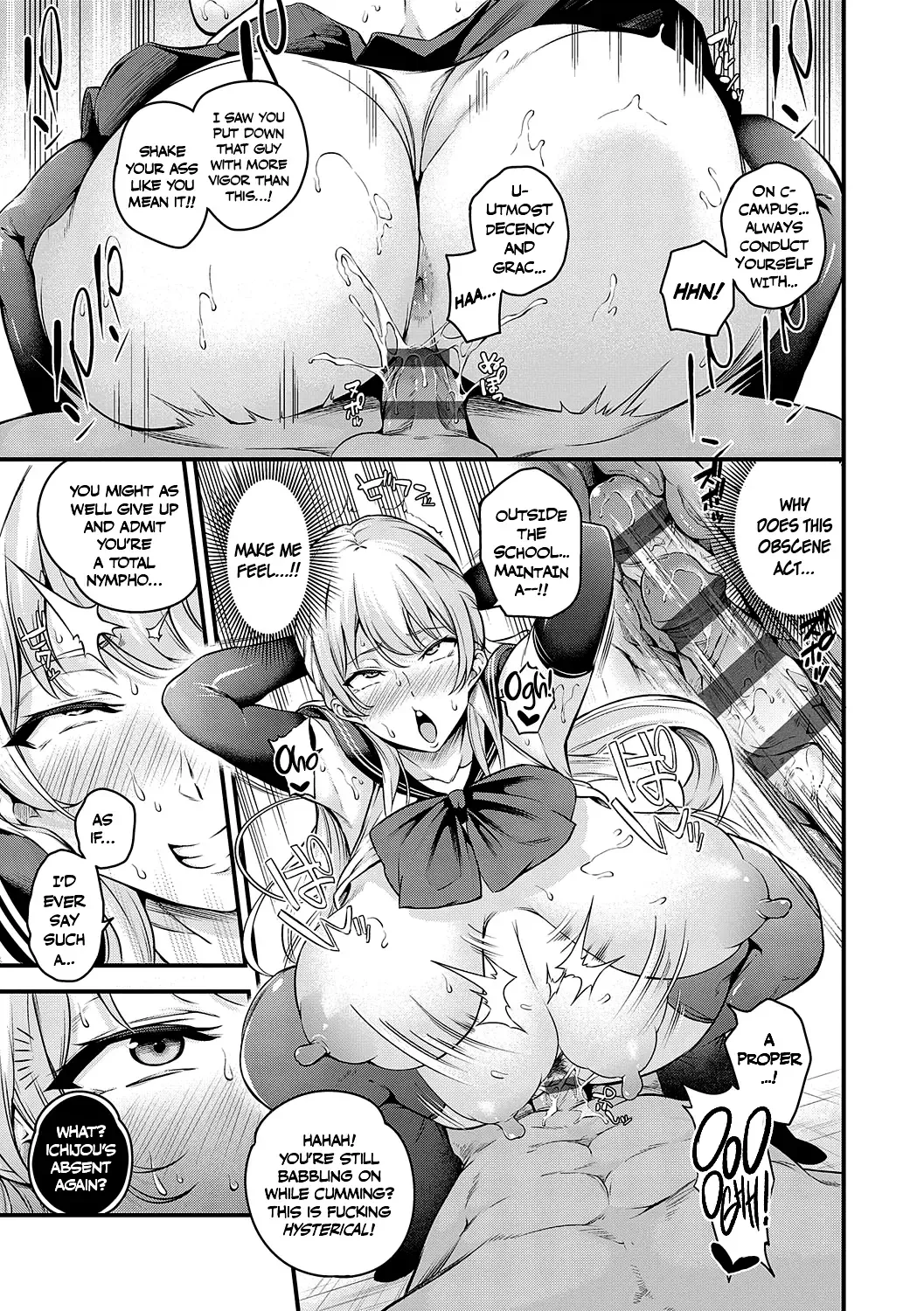 [Nasipasuta] Fuuki Iin Ichijou no Haiboku + After | Disciplinary Committee President Ichijou's Submission! + After Fhentai - Page 21