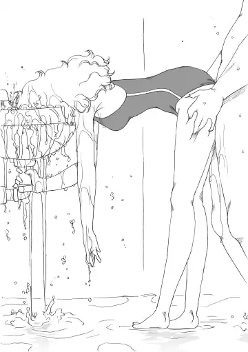 [Kyouno Aki] Suieibu no Kasumi-chan to Mizutori-chan, Satsugai sareru Fhentai - Page 38