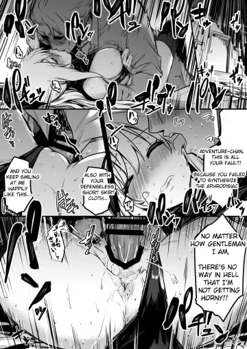 [Lefthand] Adventure-chan who got heated up by an aphrodisiac plant and got raped by the Tool Shop master for 3 days Fhentai - Page 3