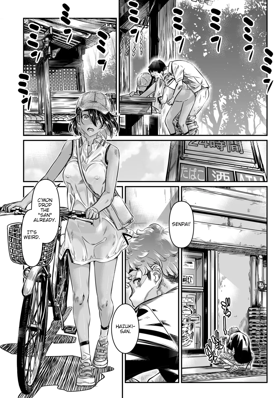 [Maruta] Hiyake no Bitch Shoujo wa, Doutei no Senpai o Yagai Sex ni Sasou Fhentai - Page 5