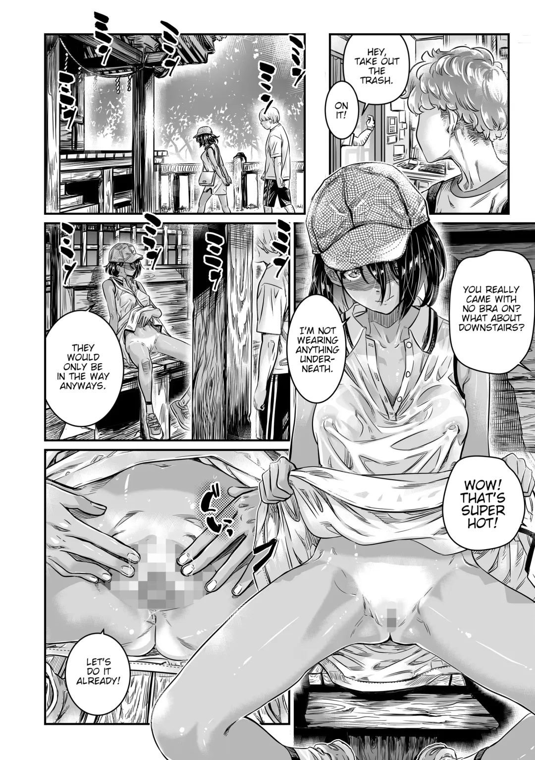 [Maruta] Hiyake no Bitch Shoujo wa, Doutei no Senpai o Yagai Sex ni Sasou Fhentai - Page 9