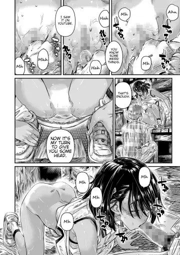 [Maruta] Hiyake no Bitch Shoujo wa, Doutei no Senpai o Yagai Sex ni Sasou Fhentai - Page 19