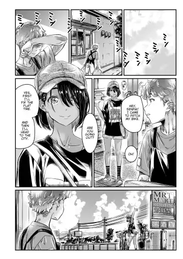 [Maruta] Hiyake no Bitch Shoujo wa, Doutei no Senpai o Yagai Sex ni Sasou Fhentai - Page 7