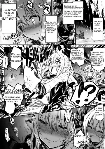 [Lefthand] Adventure-chan who got in heat while rescue a man on request in the dark pit mucus swamp Fhentai - Page 2