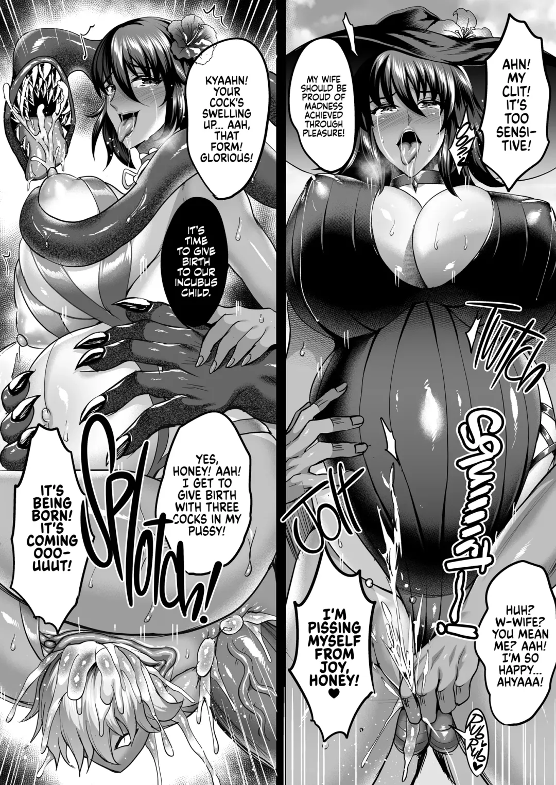 [Hozumi Kenji] Shiranui Harami Ochi Ni | Shiranui's Impregnation 2 (decensored) Fhentai - Page 57