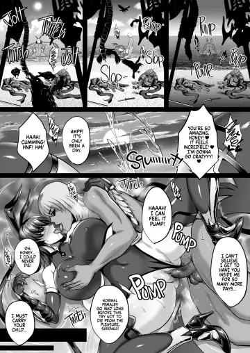 [Hozumi Kenji] Shiranui Harami Ochi Ni | Shiranui's Impregnation 2 (decensored) Fhentai - Page 37