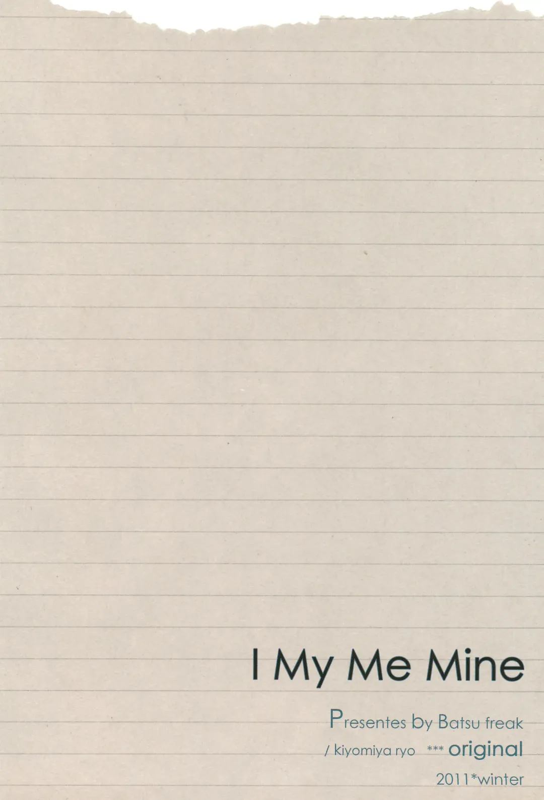 [Kiyomiya Ryo] I My Me Mine Fhentai - Page 32