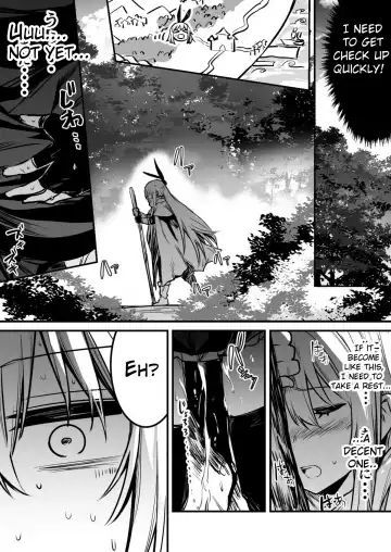 [Lefthand] Furtuneteller-chan who worry about Adventure-chan's unusual symptom and take a look at it and Adventure-chan who unknowingly got knock up and  give birth to demi-human child in distant land Fhentai - Page 7