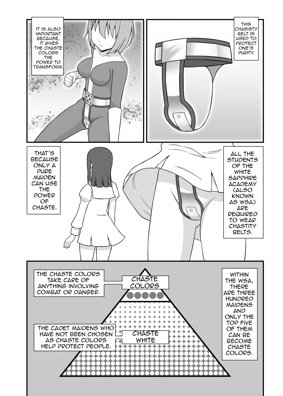 [Icelee] Teisou Sentai Virginal Colors Ch.1 | Chastity Sentai Chaste Colors Ch.1 Fhentai - Page 11