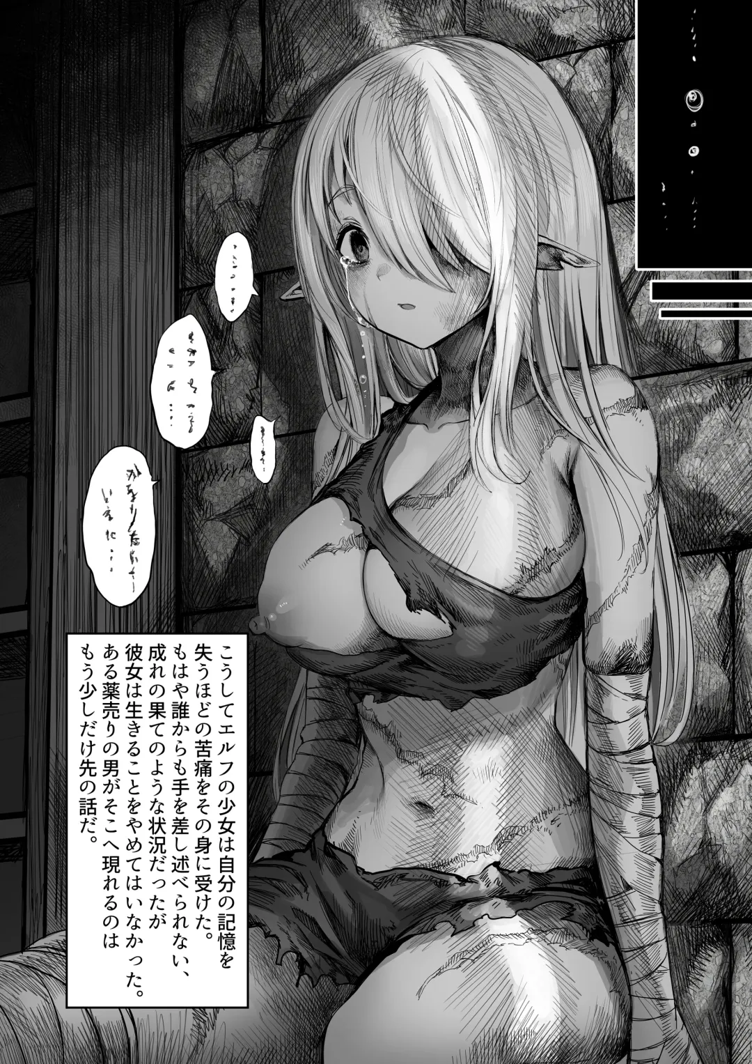 [Gibachan] Boroboro ni Sareru Elf-san Kako Hen Kanketsu-ban Fhentai - Page 45