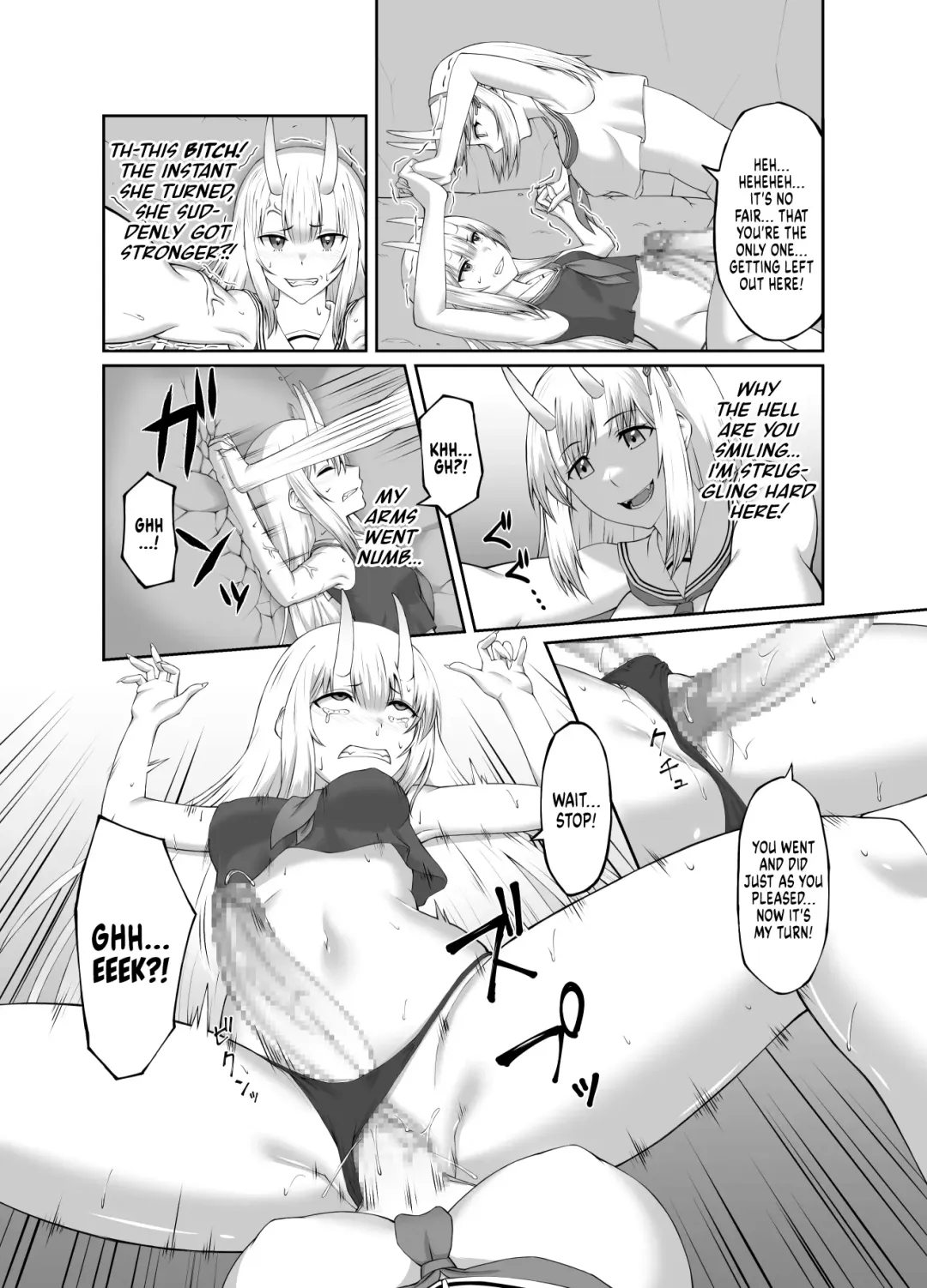 [Minase Yowkow] Taimashi Daraku Osen ~Futanari ni Ochita Taima Miko wa Inran Mesu Oni-ka~ | Suppressor Falls to Depravity ~Exterminator Miko Turns into a Slutty Futanari Oni~ Fhentai - Page 31