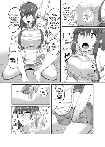 [Minase Yowkow] Taimashi Daraku Osen ~Futanari ni Ochita Taima Miko wa Inran Mesu Oni-ka~ | Suppressor Falls to Depravity ~Exterminator Miko Turns into a Slutty Futanari Oni~ Fhentai - Page 10