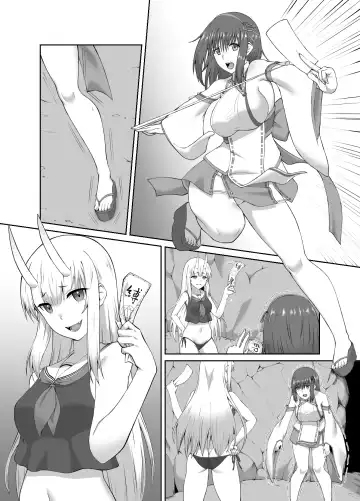 [Minase Yowkow] Taimashi Daraku Osen ~Futanari ni Ochita Taima Miko wa Inran Mesu Oni-ka~ | Suppressor Falls to Depravity ~Exterminator Miko Turns into a Slutty Futanari Oni~ Fhentai - Page 41