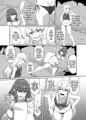 [Minase Yowkow] Taimashi Daraku Osen ~Futanari ni Ochita Taima Miko wa Inran Mesu Oni-ka~ | Suppressor Falls to Depravity ~Exterminator Miko Turns into a Slutty Futanari Oni~ Fhentai - Page 7