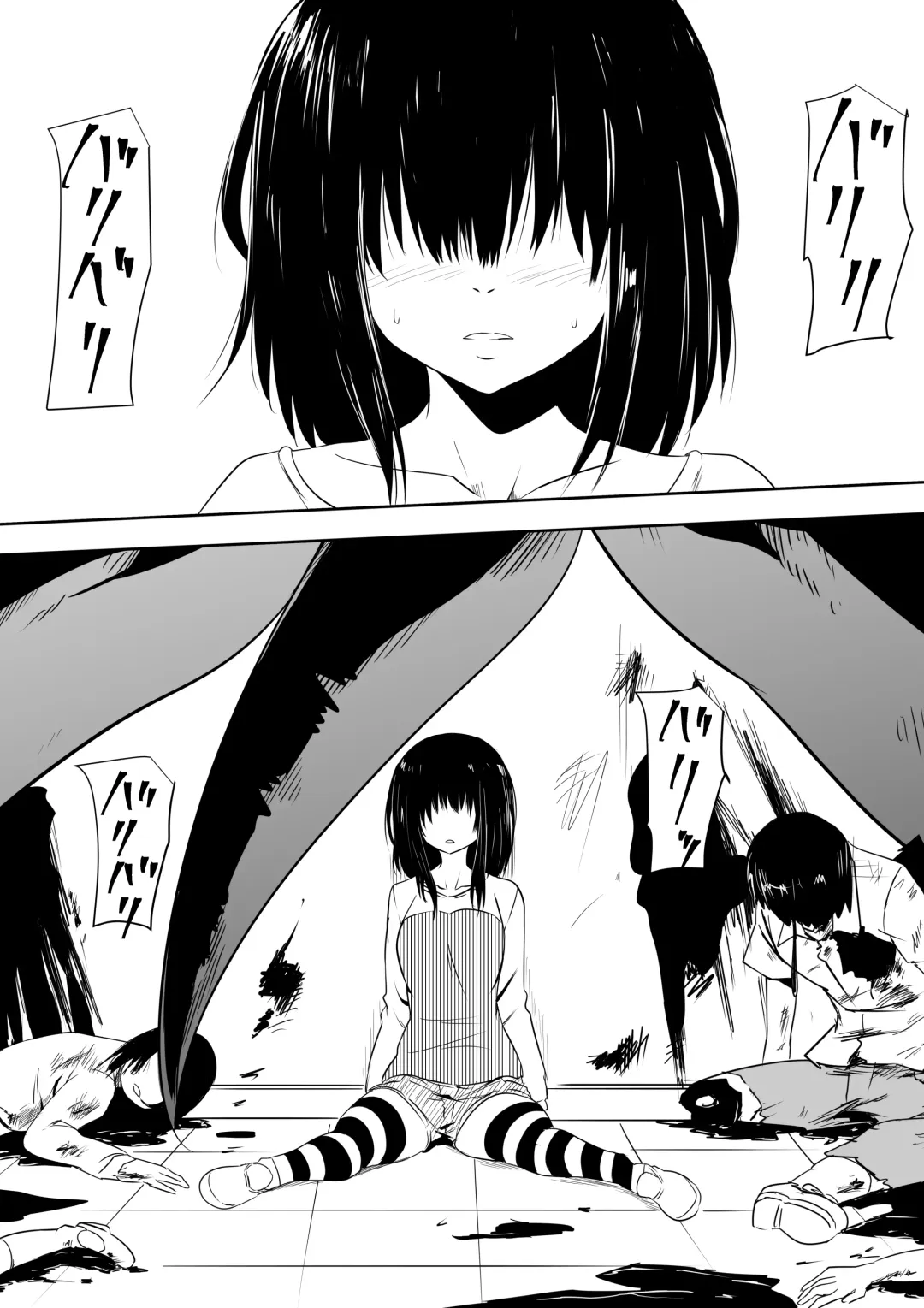 InCha Ijimerarekko Shoujo ga Kaibutsu-ka Shite Ijimekko ni Fukushuu Suru Hanashi Fhentai - Page 1