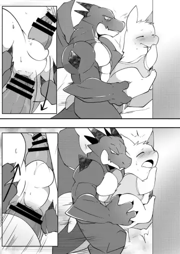 [Azuma Minatu] 泳装红白龙 | 海に行ったレドハクの色々 Fhentai - Page 6