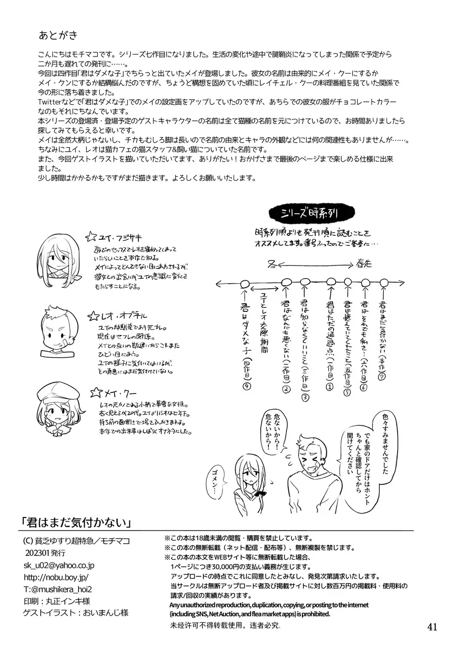 [Mochimako] Kimi wa Mada Kizukanai Fhentai - Page 40