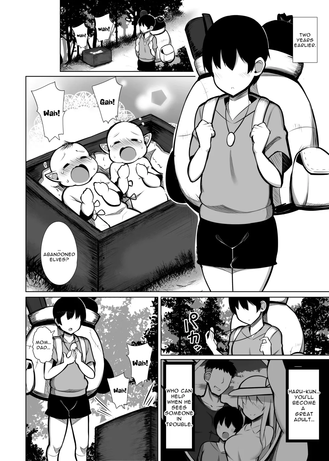 [Jakko] Hirotta Sute Elf-tachi ni Dekiai Sarete Shikareru made no Hanashi | Loved and Dominated by the Abandoned Elves I Saved Fhentai - Page 4