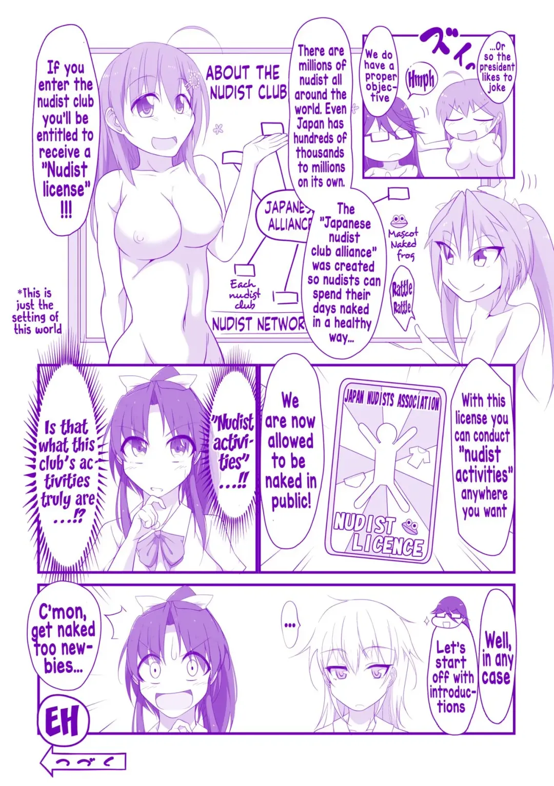 [Takenoko Maru] Zenrabu ni Youkoso! | Welcome to the Nudist Club! Fhentai - Page 6