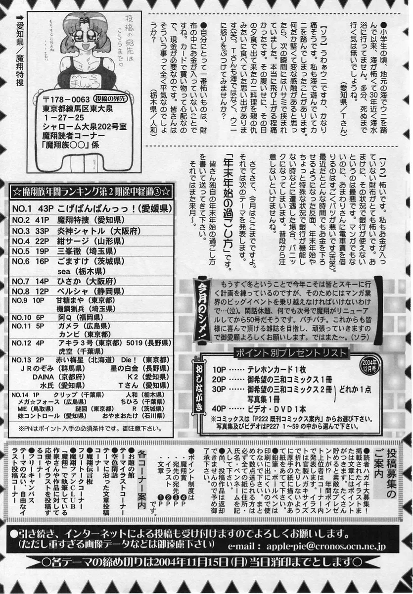 Comic Masyo 2004-12 Fhentai - Page 231