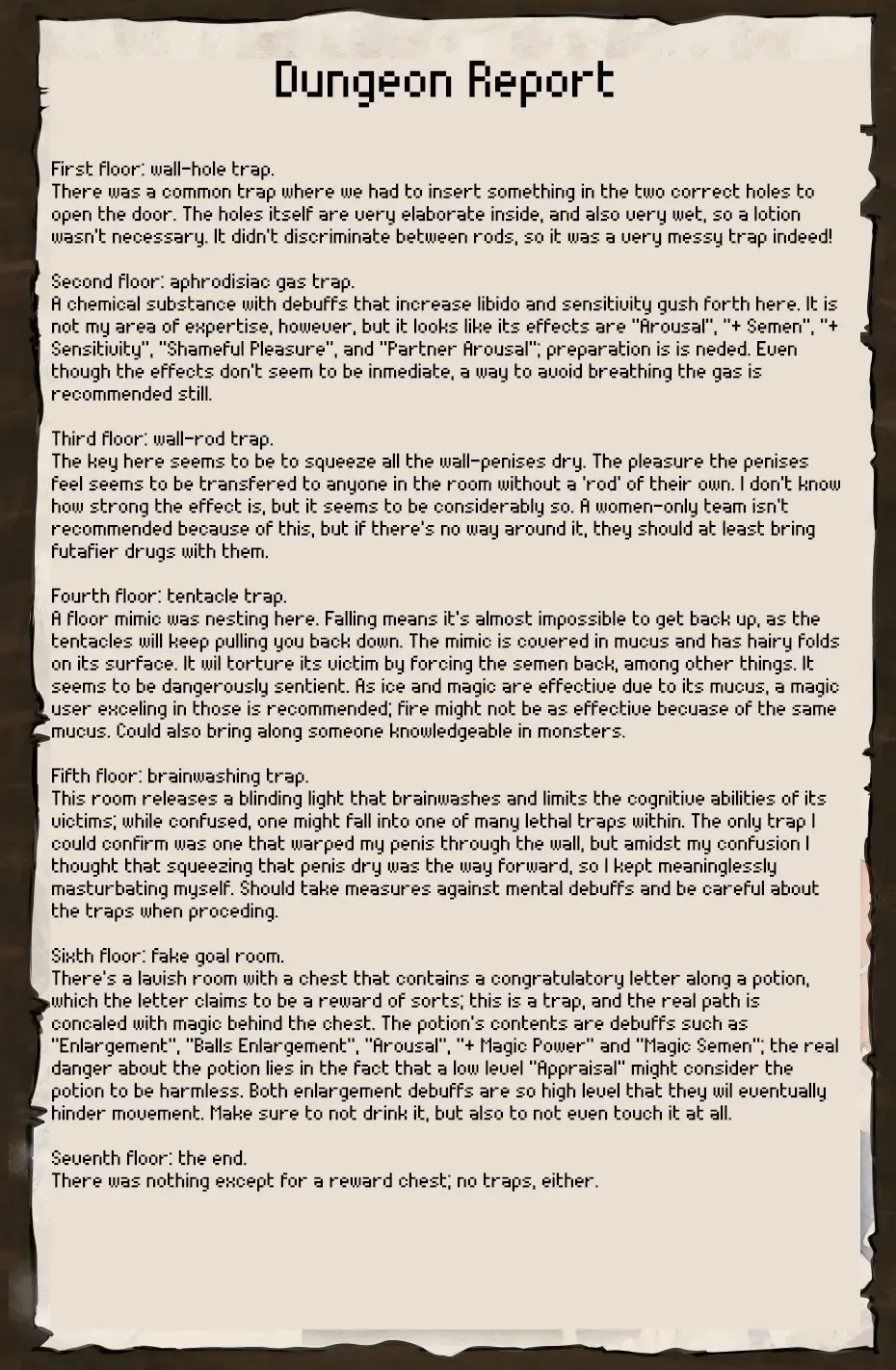 [Mirin To Chikuwa] Yoku Aru Ero Trap Dungeon Mono -Mirai ga Mieru kara ETD nante Yoyuu dashi Joukyuu Boukensha ga Seiyoku ni Makeru Wake Nai Hen- Fhentai - Page 35