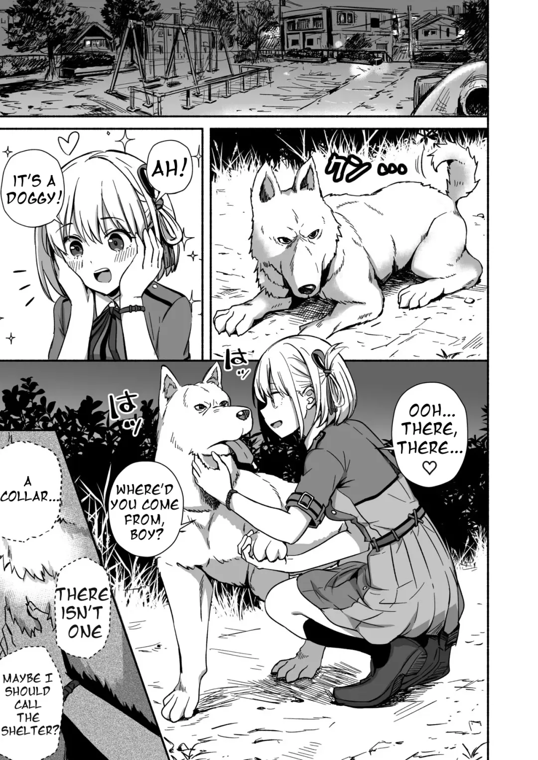 [Silver Dog] Inu ni Makechimatta | Defeated by a Dog Fhentai - Page 3