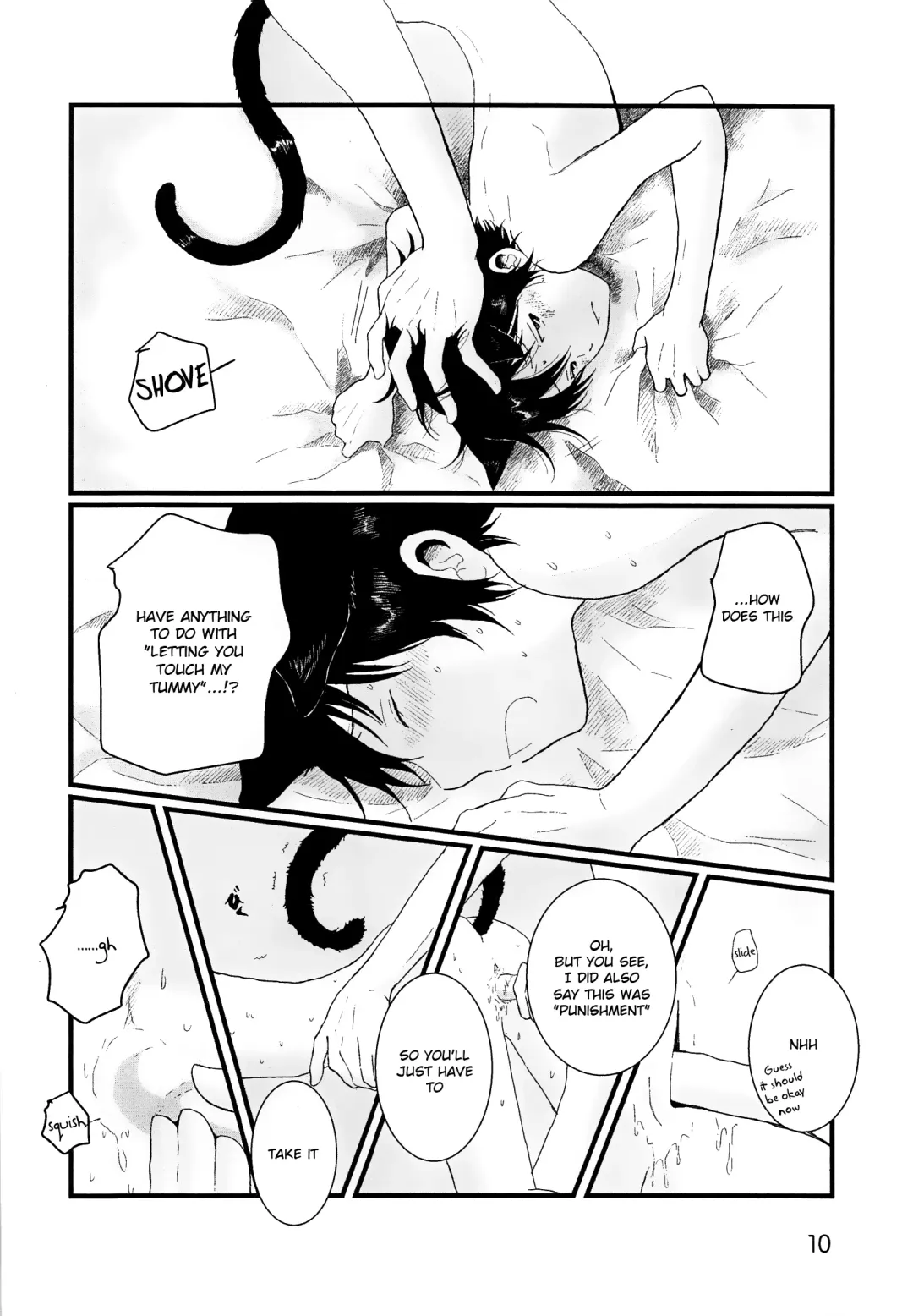 [Hazuki] Heya o Yogosu Neko no Shitsukekata Cigarette | How to house train a kitty + Cigarette Fhentai - Page 9