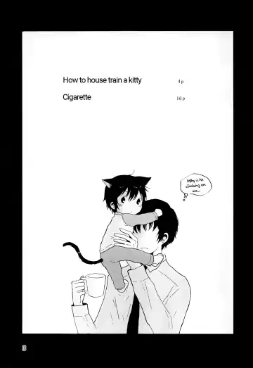 [Hazuki] Heya o Yogosu Neko no Shitsukekata Cigarette | How to house train a kitty + Cigarette Fhentai - Page 2