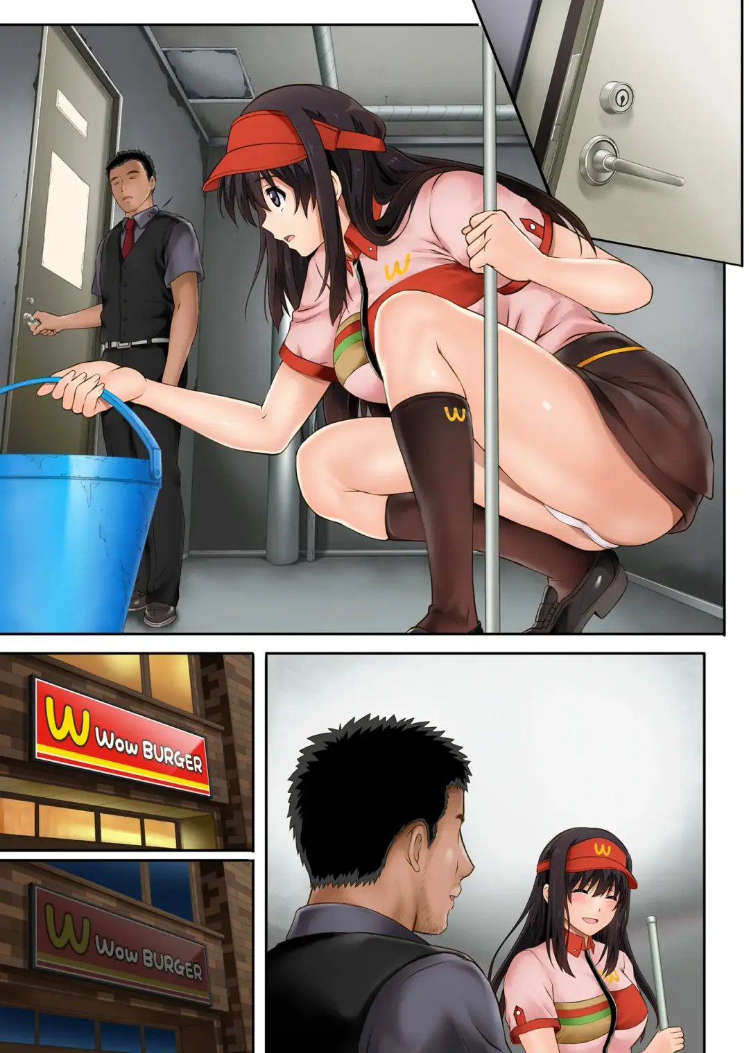 [Izumi - Reizei] Kare to Watashi to Tenchou no Shinya Kinmu 1 Ver. 1.02 Fhentai - Page 63