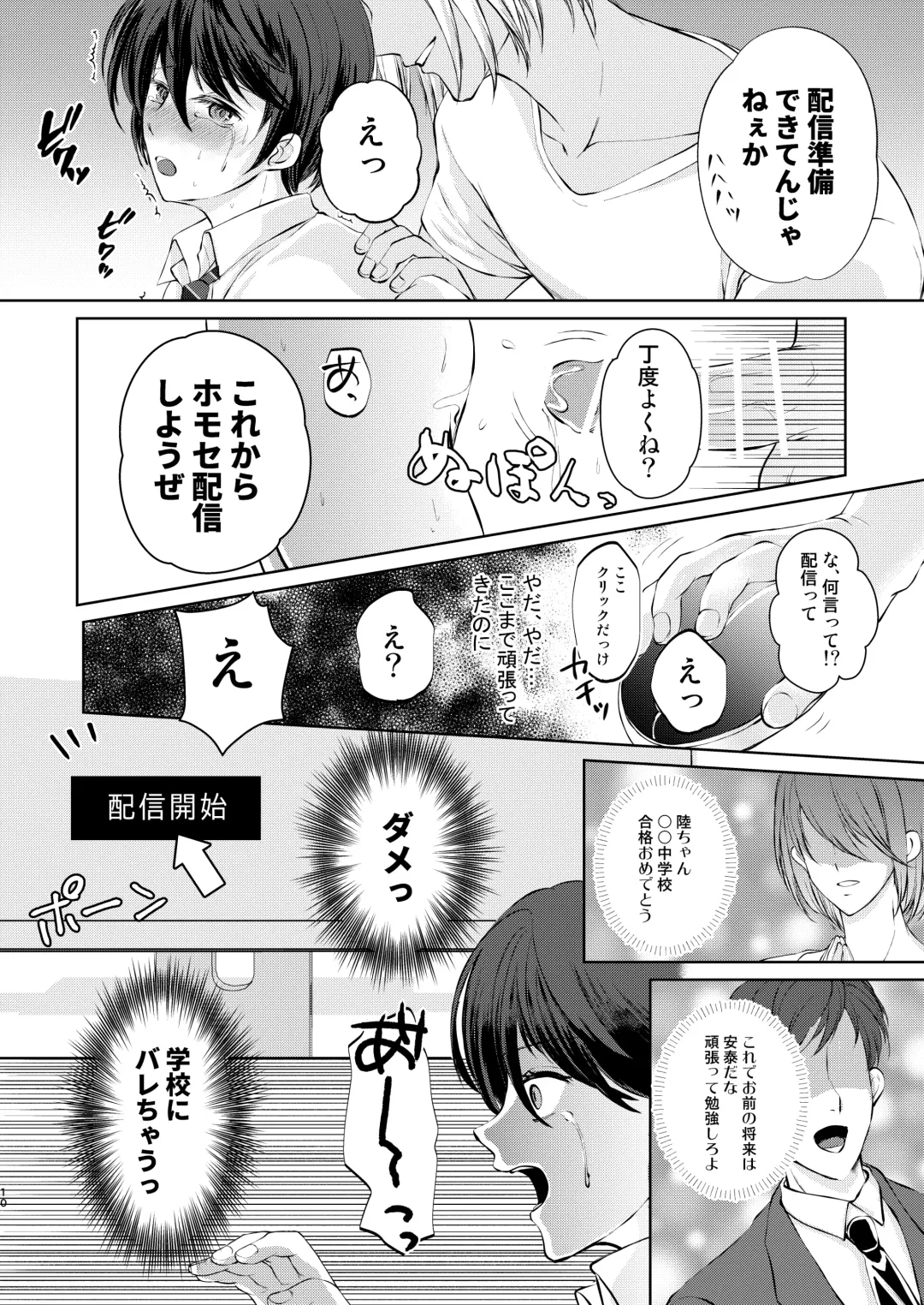 [Kozi] Tokutei sareta Sono Saki wa 2 Otokonoko Haishinsha Choukyou Nikki Fhentai - Page 10