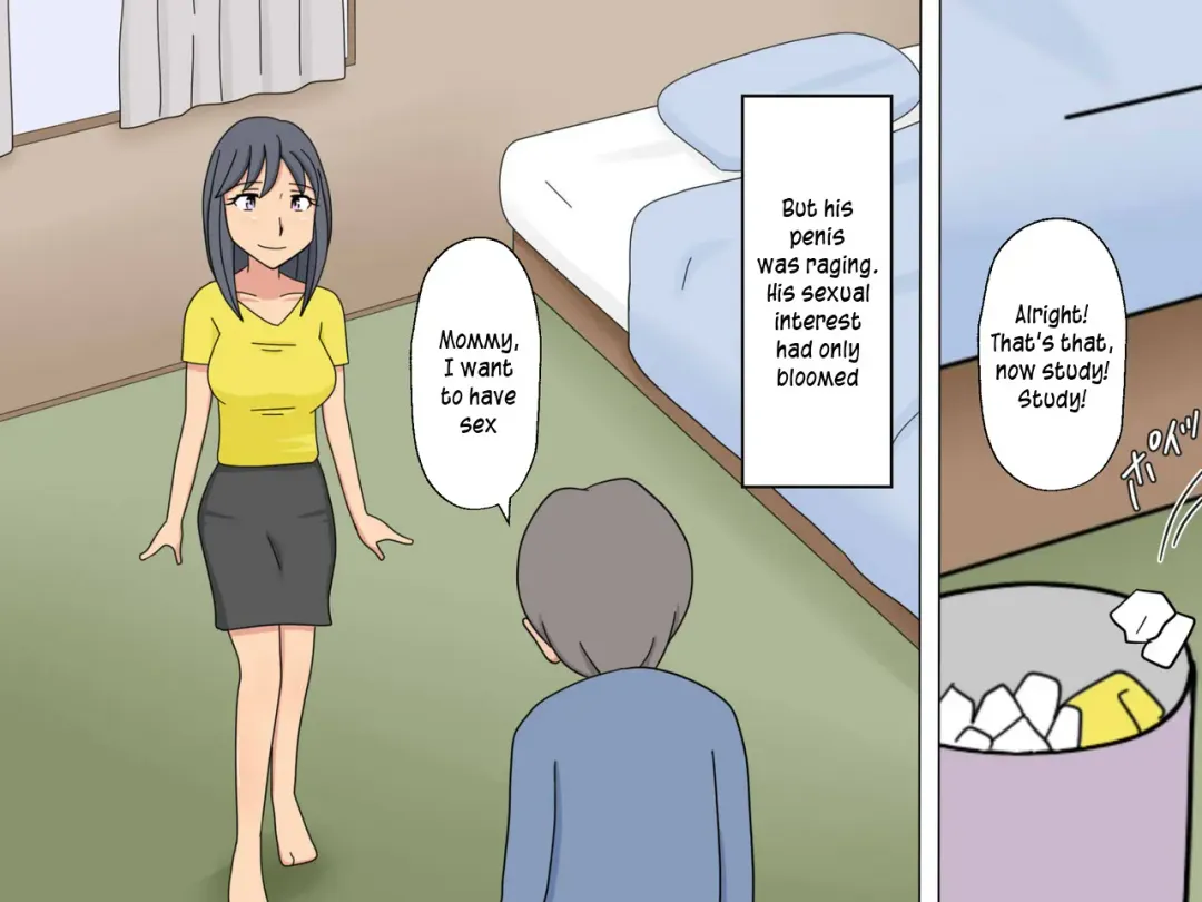 Benkyou yori mo Mama to no Sex ga Daiji | Sex with mommy is more important than studying Fhentai - Page 9